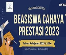 Daftar Beasiswa Cahaya Prestasi 2023